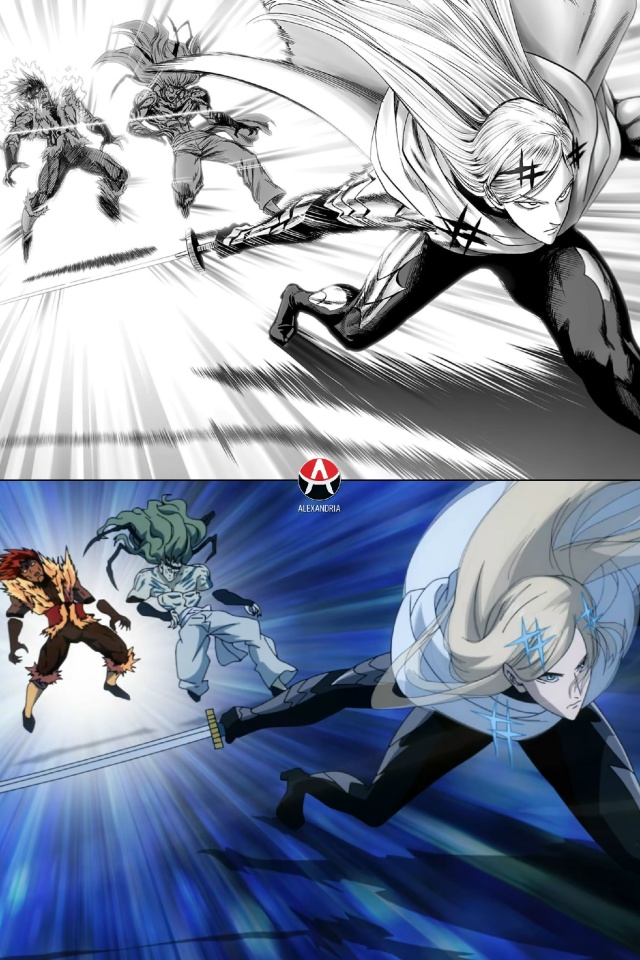 👊 Сравниваем [club50378987|«Ванпанчмен»]: манга х 8 серия 3 се...