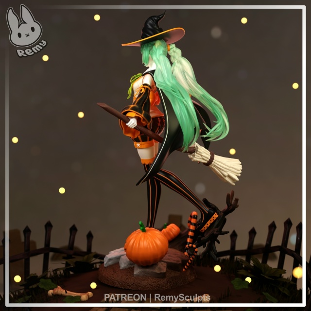 Хацунэ Мику - ведьма на Хэллоуин, добавлена в каталог т?...