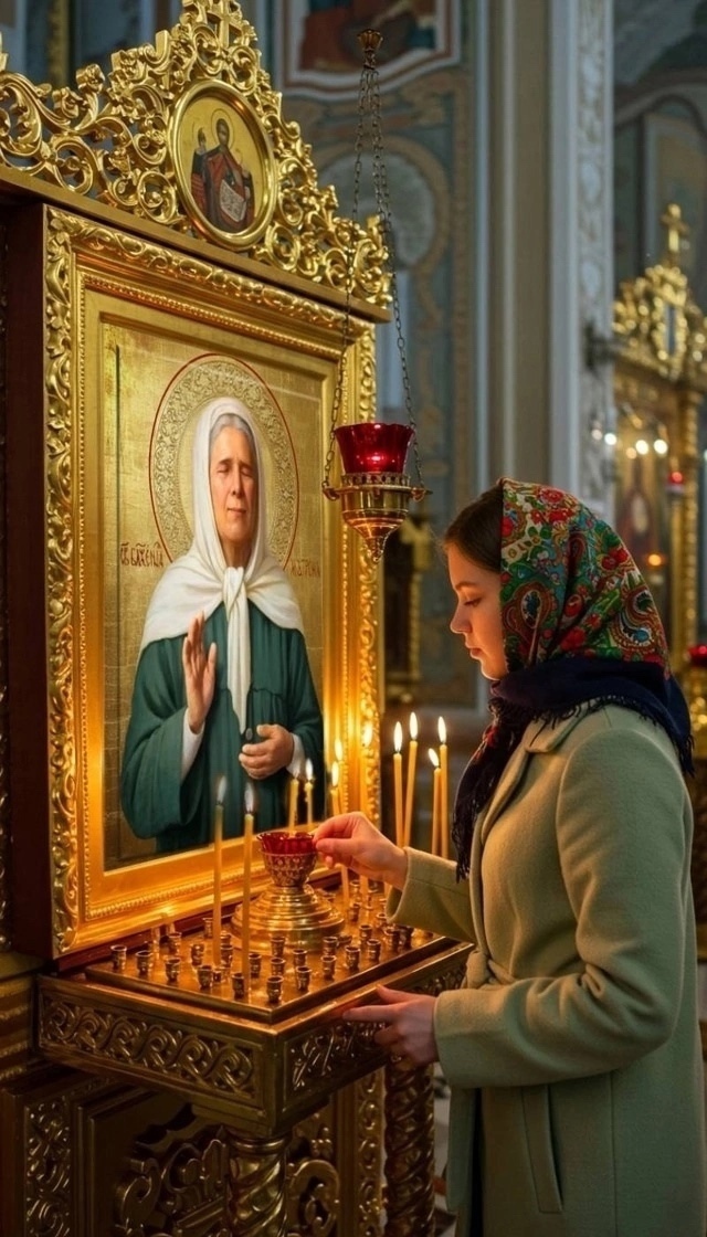 🙏Сегодня, тот, кто увидит святую Матрону, получит благ...