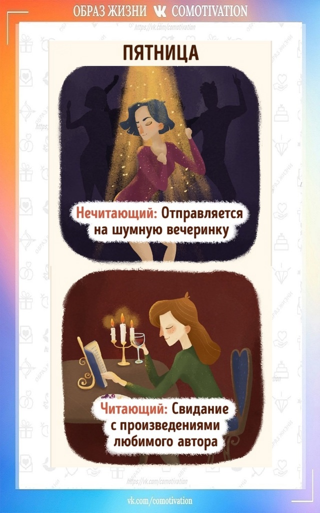 Отличия читающих людей от нечитающих