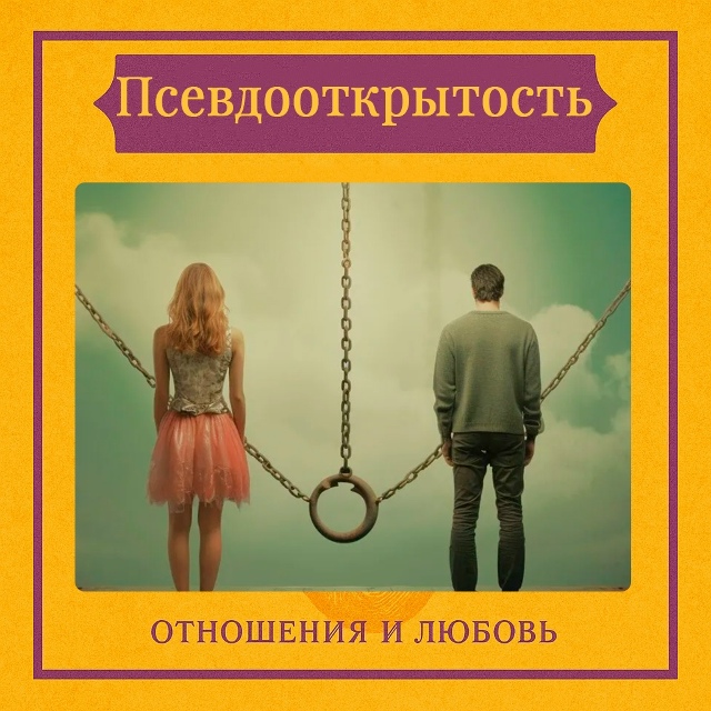 Псевдооткрытость проявляется тогда, когда человек выс...