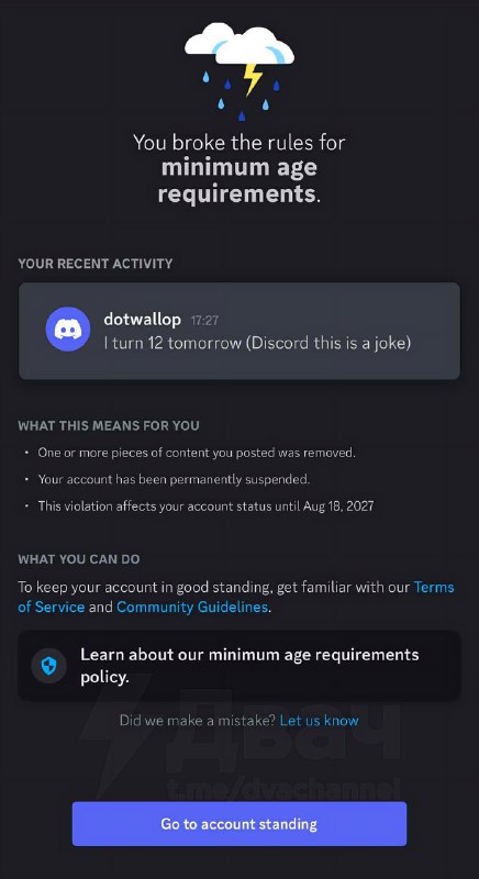 ‼️Discord начал массово банить пользователей после обновления правил из-за новых законов в Великобри