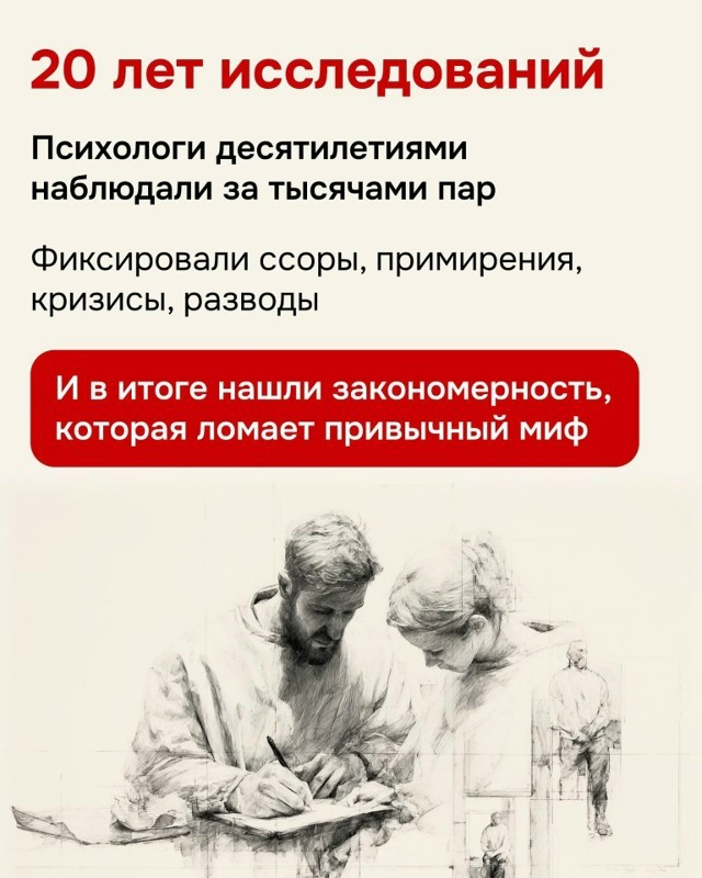 Разрушает отношения не измена...