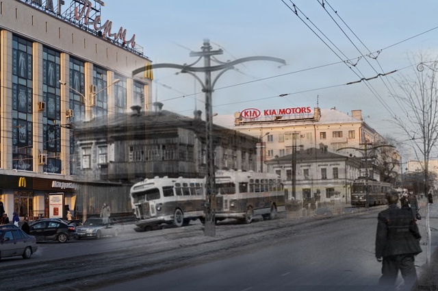 Что было на месте ЦУМа. Исторический фото-коллаж
