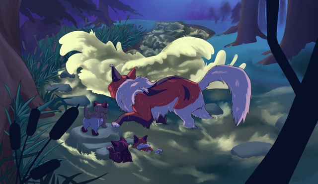 Кленовница, Пятнышко, Лепесточек и Хвоинка — кадр из а?...