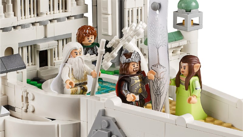 LEGO выкатили официальный анонс конструктора «Властелин колец: Минас Тирит» — самого масштабного и т