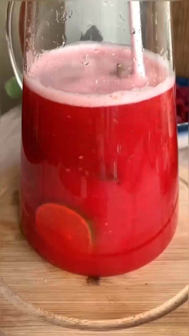 Домашний лимонад с малиной - вкусный, быстрый и простой...