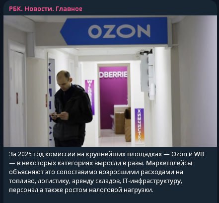 ❗️Торговля на Ozon и Wildberries в 2025 году превратилась для российских предпринимателей в игру на