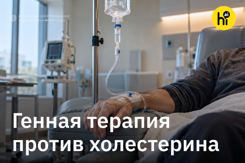 ❤️ Генная терапия снизила «плохой» холестерин вдвое — эффект держится уже год
Ученые из Кливлендско