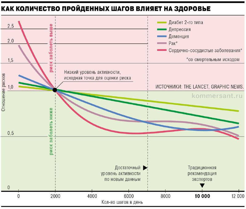 Учёные выяснили, что быть здоровым проще, чем нас учили.
Вместо жёстких норм вроде 10 тыс. шагов и
