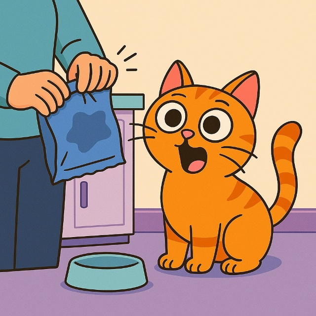 Коты умеют слышать звук открывающейся упаковки даже в ...