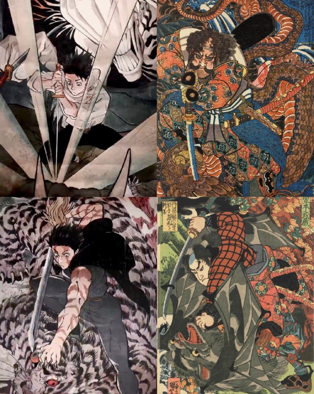 ⚡️Отсылки к искусству в опенинге «Магической битвы»:
1. «Мертвая мать I» Эгона Шиле
2. «Двое спящих