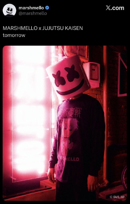 ⚡️ Официально: Всемирно известный диджей Marshmello объявляет о предстоящем сотрудничестве с Магичес