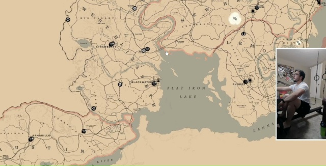 Моддер проплыл по самой длинной реке Red Dead Redemption 2 на... р...