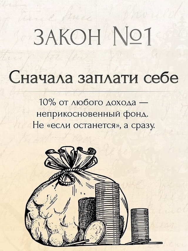 Законы денег. Берите на заметку!