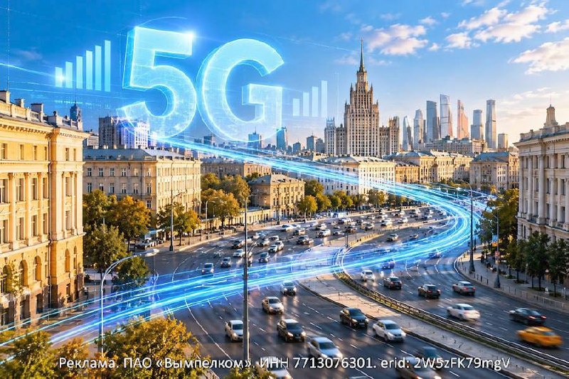 Билайн занял первое место по качеству и доступности мобильного интернета 5G в рамках Садового кольца