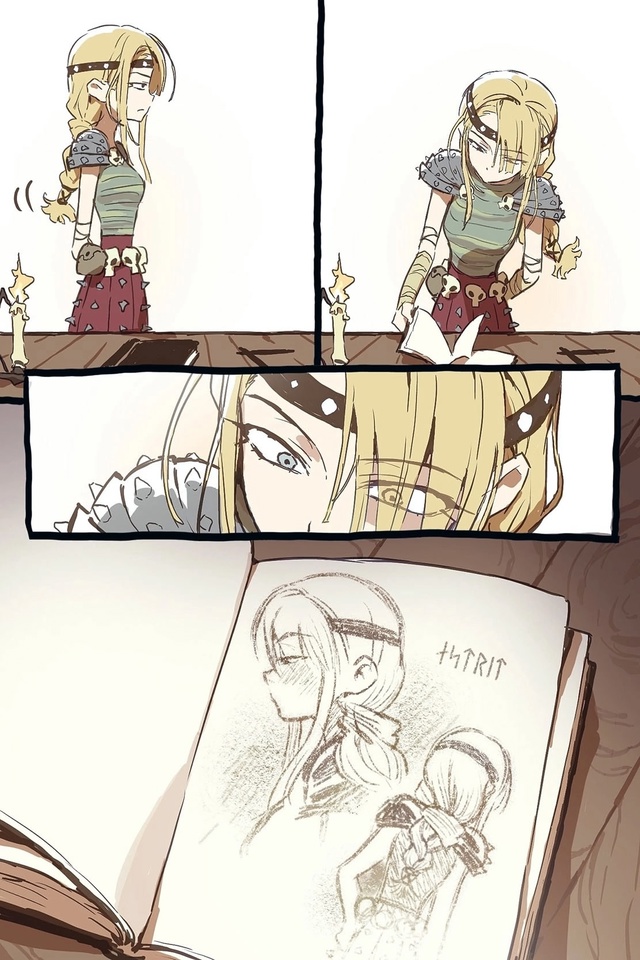 Какой развратник, просто срисовал ее