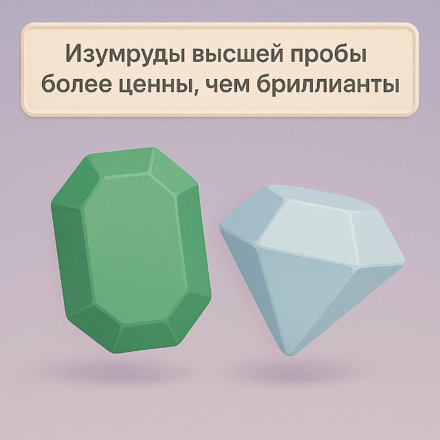 ? Зеленое сокровище дороже алмаза
Не все знают, что и?...