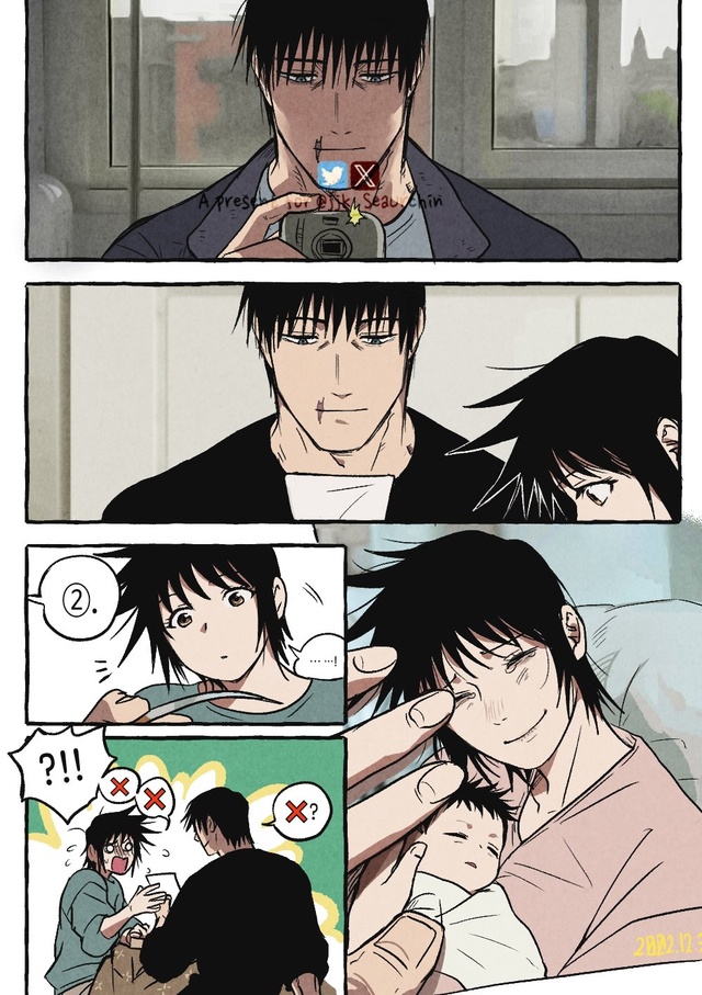 #Jujutsu_Kaisen / Магическая битва
Семейство Фушигуро от DDub1618...