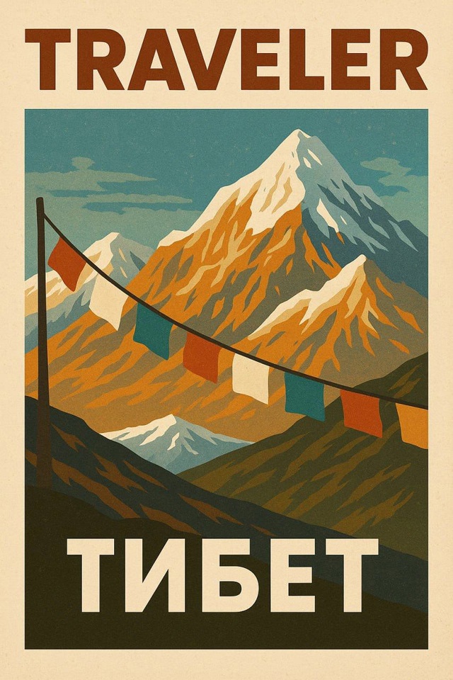 Тибет — место, где небо ближе, а тишина — глубже.
⠀
Нах?...