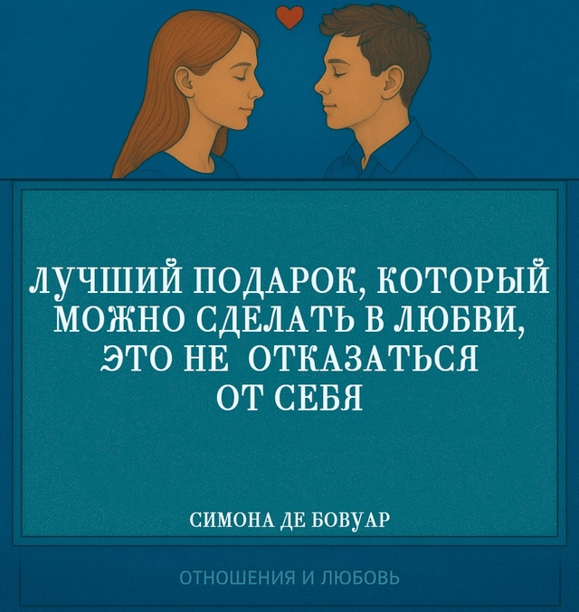 Эти слова Симоны де Бовуар несут в себе простую и важну...