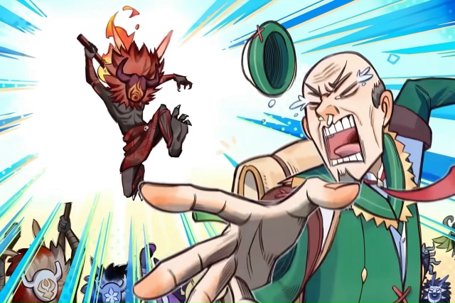 🌟 Любимые персонажи Мондштадта, побег от работы и Джи?...