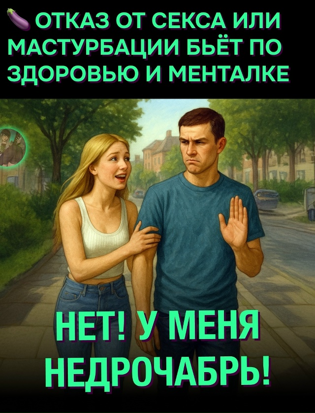 🔞 Месяц без секса вызывает стресс, депрессию и пробле?...