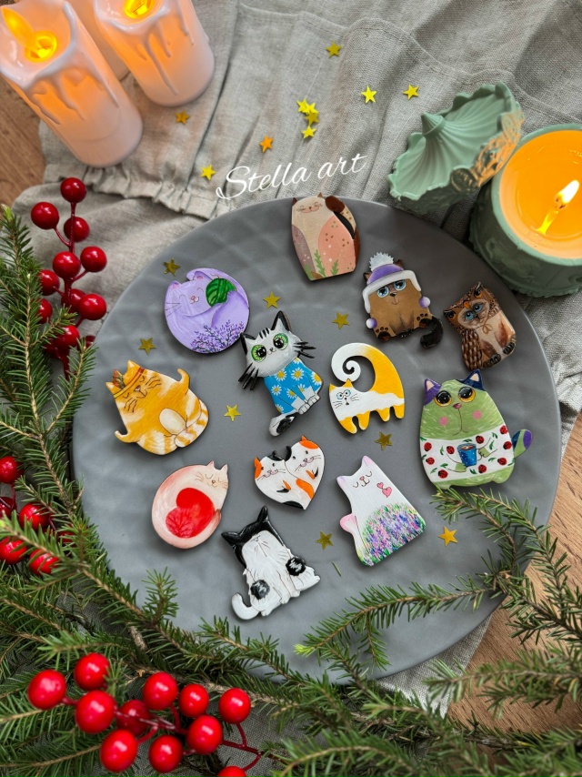 Кото-брошки☺️ Проголосуйте котики или собачки😁👌🏻
...