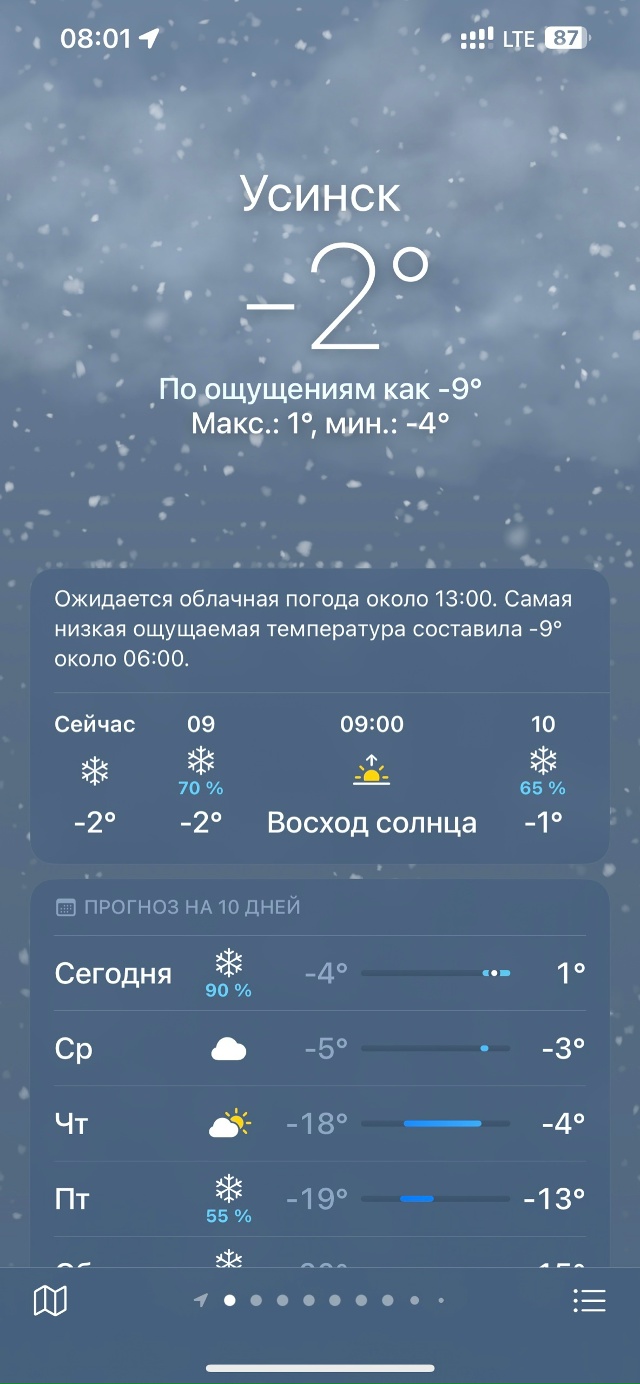 Доброе утро, усинцы. Всем хорошего и продуктивного дня!