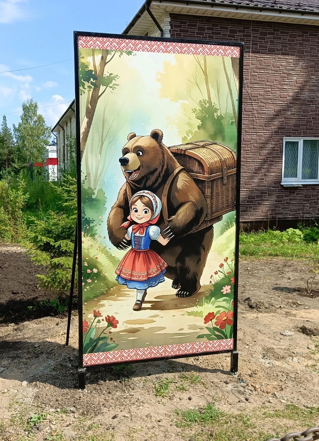 На Гагарина рядом с д/с Аленушка появилась вот такая кр...