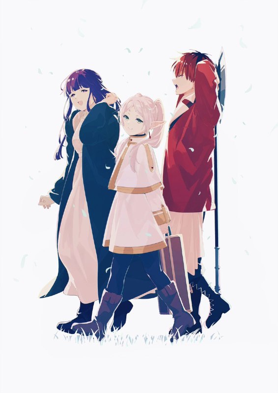 🍃Новая официальная иллюстрация 2 сезона аниме «Провожающая в последний путь Фрирен»
Серии выходят п