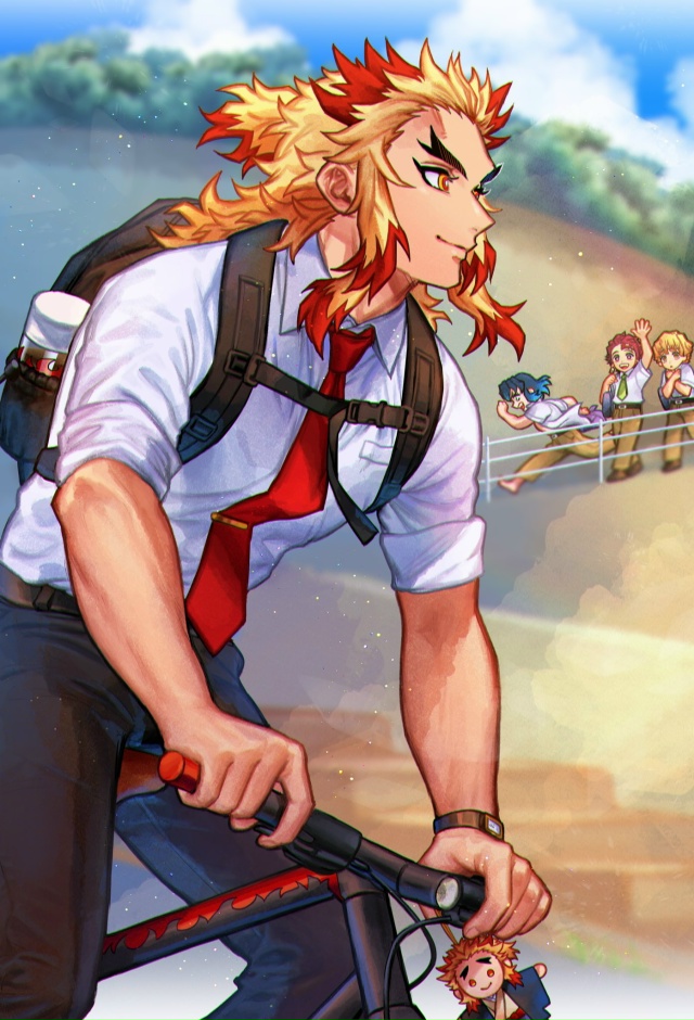 #Kimetsu_no_Yaiba / Клинок, рассекающий демонов
Столп Пламени ?...