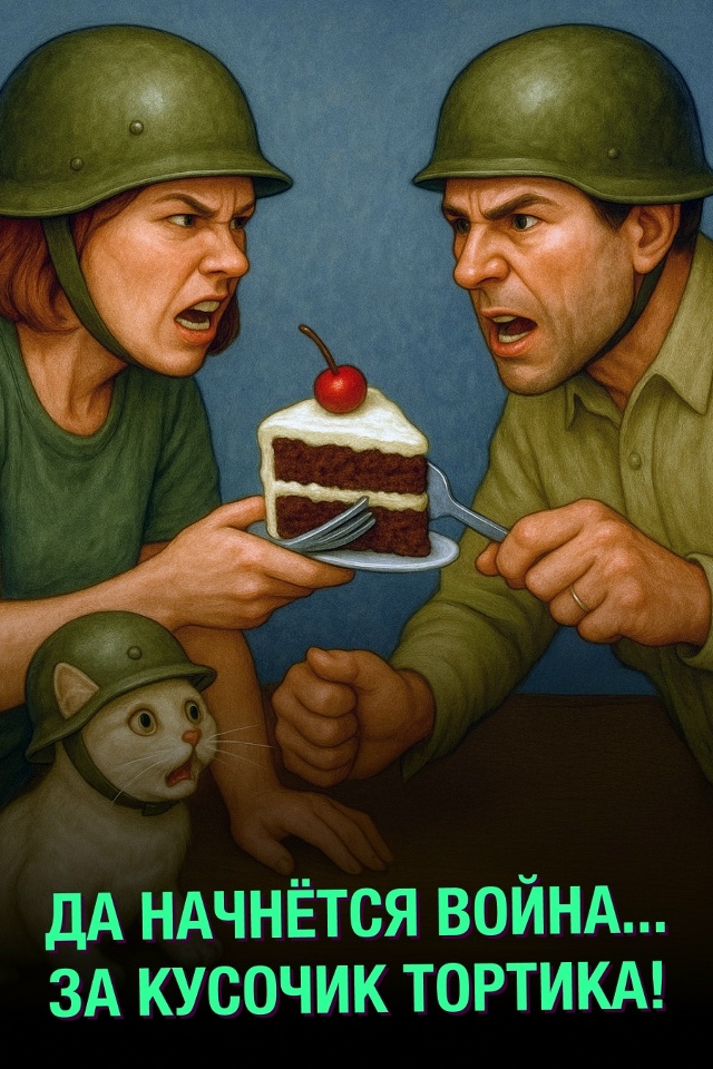 😅 25 лет брака закончились из-за кусочка торта — муж съ...