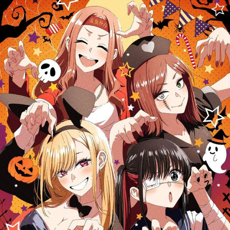 Без гадостей, только сладости!
💀 В честь Хеллоуина даже самые серьезные персонажи аниме не удержал