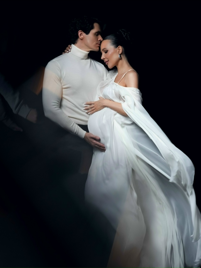 Отец будущего ребёнка Лерчека Луис Сквиччиарини подел...