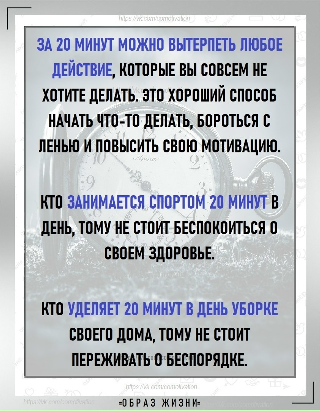 Всего 20 минут.