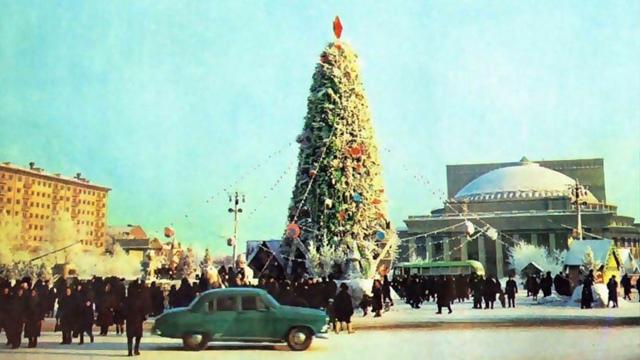 Сoвeтcкий Ηoвый гoд в Ηoвocибиpcкe