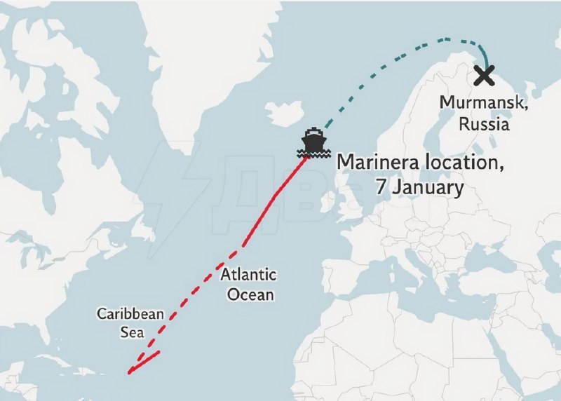 ⚡️Чё пацаны, Третья мировая? США начали операцию по захвату российского танкера «Маринера» в Северн