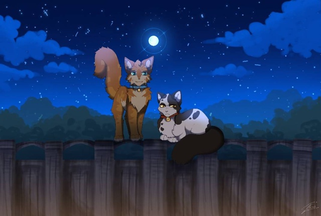 Рыжик и Чумазик
© FallingSky12345
#KV_ZZ_ART