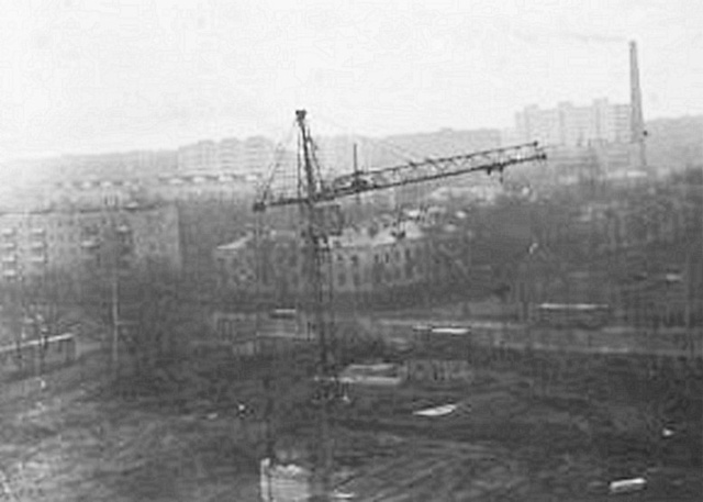 Конец 1980-х. Балашиха-2. Строительство кинотеатра 