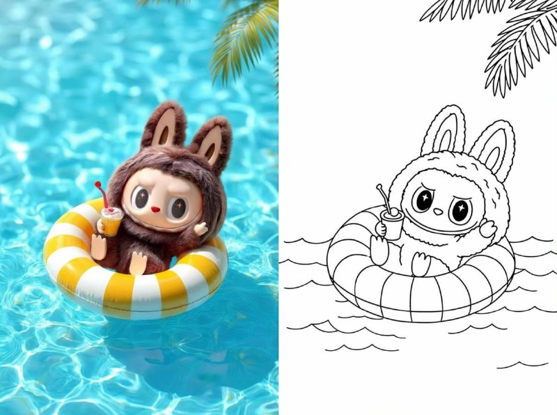 ✏️ Как превратить любую картинку в раскраску
Больше не нужно покупать бесконечные книги-раскраски