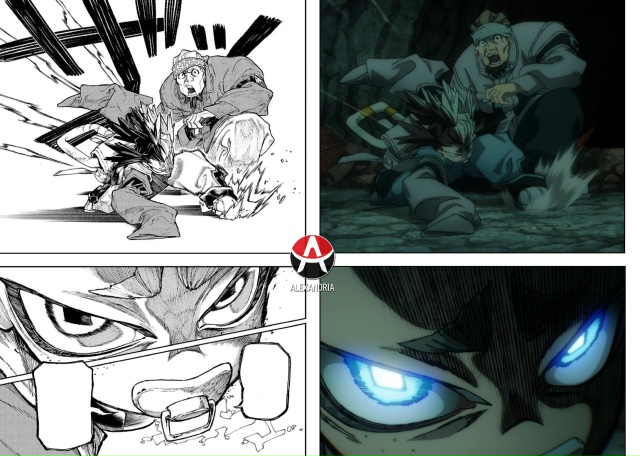 🔥 Сравниваем «Гачиакуту»: манга х 19 серия.
#сравнение...