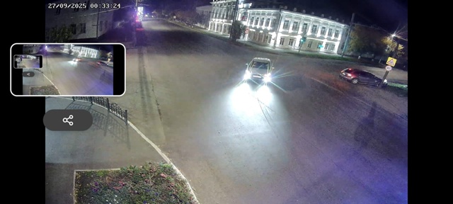 Может кто узнает свое авто в ночь с 26.09 в 00.30 на перекре?...