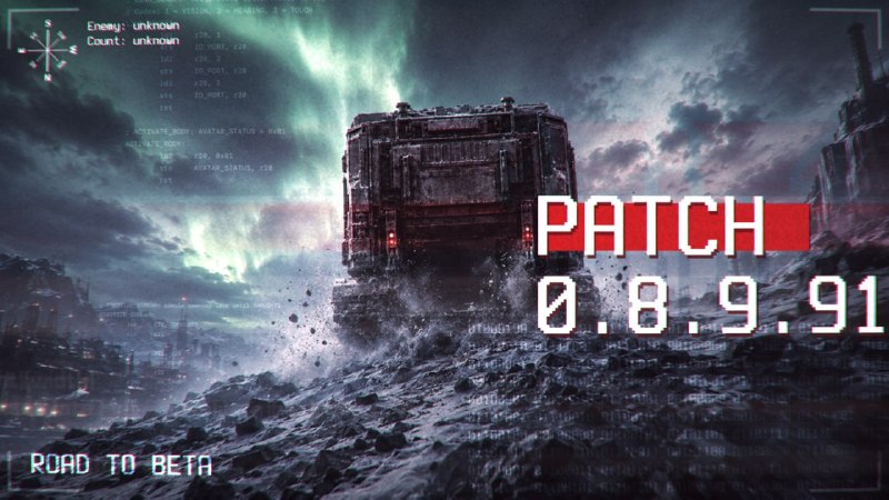 #DoomsDay_Tyranny
Версия 0.8.9.91 доступна!
Список изменений:
01 // Добавлена новая локация с сис