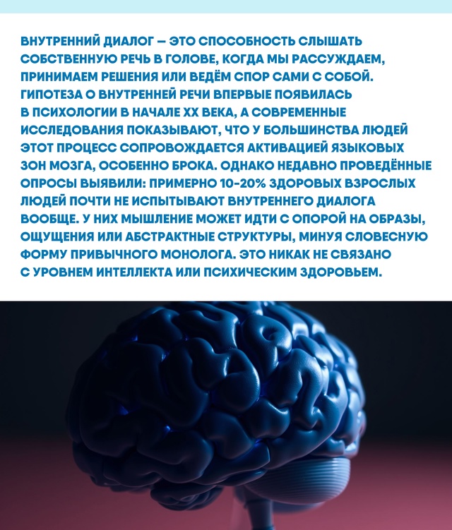 Мы часто воспринимаем внутренний диалог как нечто уни?...