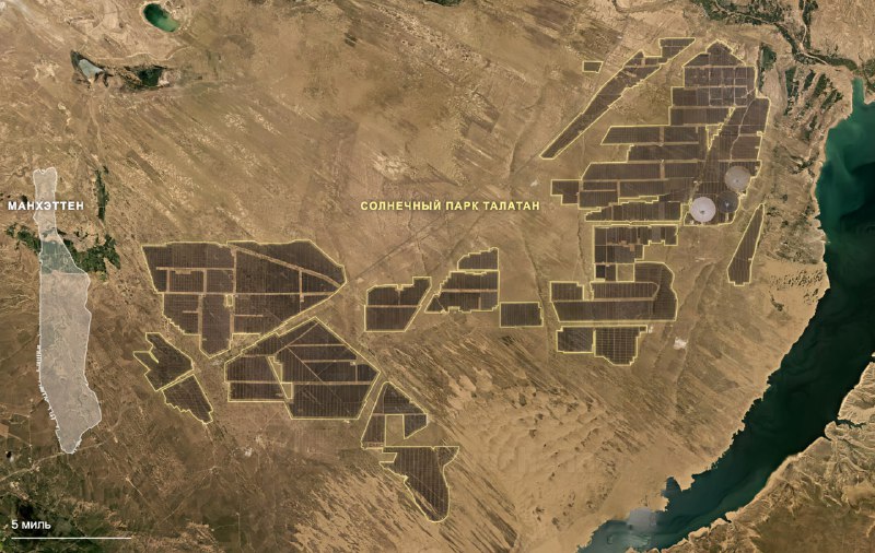 Китай показал миру свою ферму солнечных панелей — и у журналистов The New York Times буквально отвис