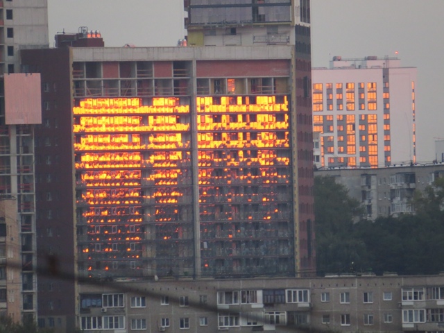 Невероятный рассвет над Екатеринбургом 😍