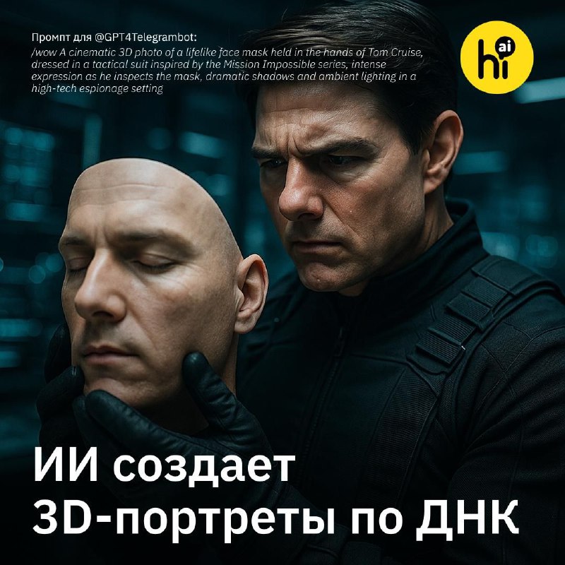 😳 ИИ создает 3D-фото лица по ДНК
Китайские исследователи разработали ИИ-модель Difface, которая соз