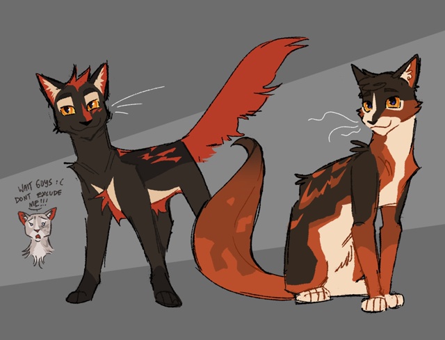 Ярохвост, Пестролистая и Синеглазка
© pebblespeck
#KV_ZZ_ART