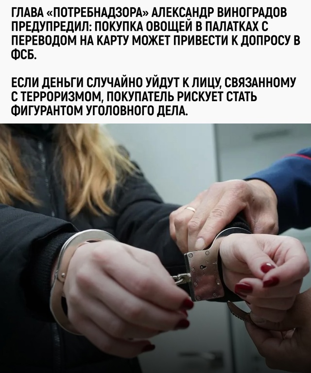 Купил огурцы — оказался соучастником. Капуста уже не з...